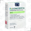 Buy Concerta 54mg Online - A pack of Concerta pills on white background.