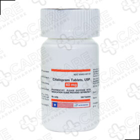 Bottle of Citalopram, Buy Citalopram 40mg Online - Care Pharma Store