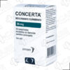 Buy Concerta 35mg Online - A pack of concerta pills on white background.